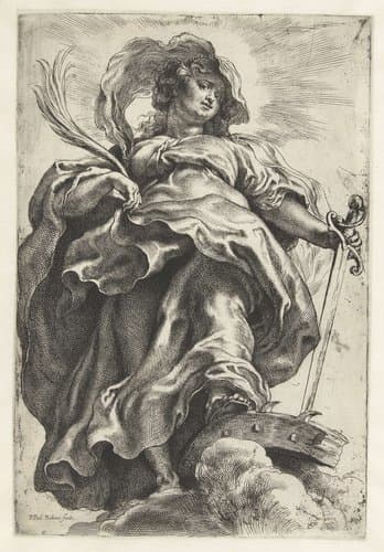 Heilige Catharina van Alexandrië by Peter Paul Rubens