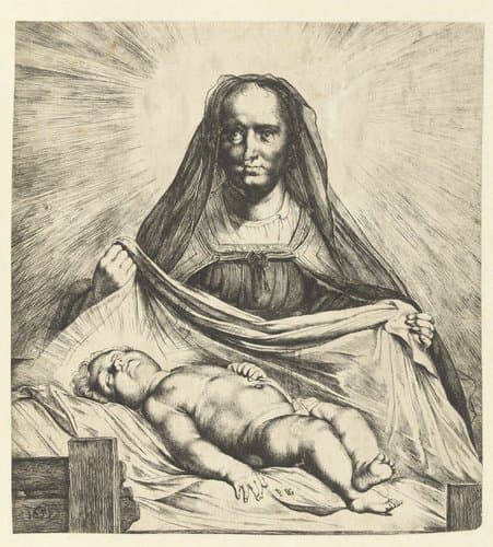 Maria met kind by Pieter Fransz de Grebber