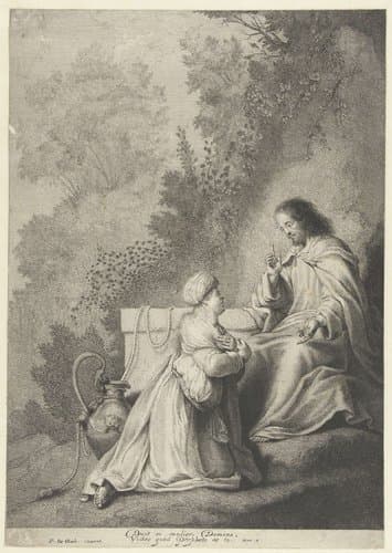 Christus en de Samaritaanse vrouw by Pieter Fransz de Grebber