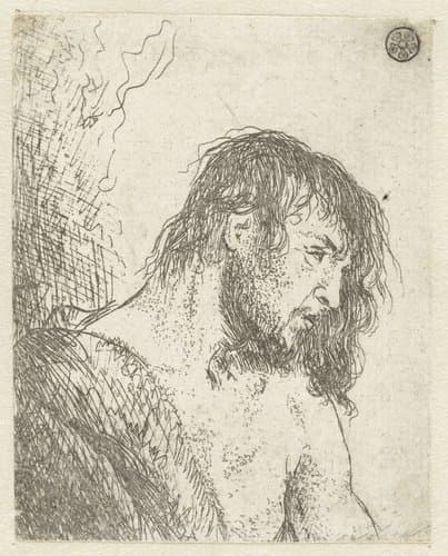 Buste van een naakte man by Jan Lievens