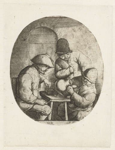 Man kijkt in lege kruik by anonymous