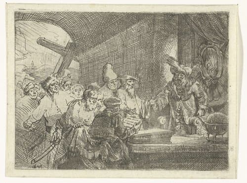 Joden voor Pilatus by Samuel van Hoogstraten