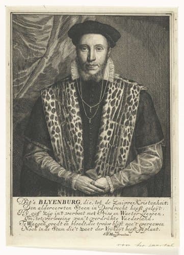 Portret van Adriaen van Blijenburgh by Samuel van Hoogstraten