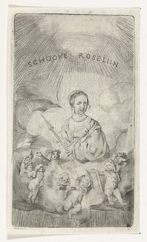 Schone Roselin by Samuel van Hoogstraten