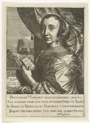 Portret van Margaretha van Godewijk by Samuel van Hoogstraten