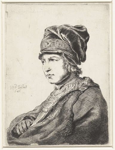 Portret van een jongeman met muts by Gerbrand van den Eeckhout