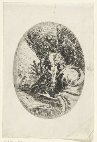 Heilige Hieronymus by Gerard Dou