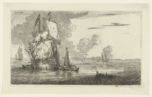 Koopvaardijschip by Reinier Nooms