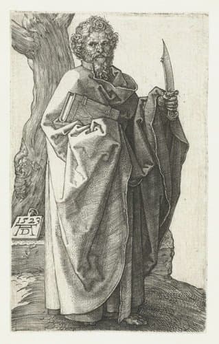 De apostel Bartholomeus by Albrecht Dürer