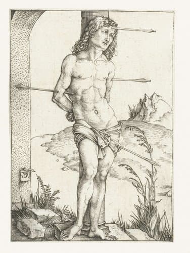 Heilige Sebastiaan by Albrecht Dürer