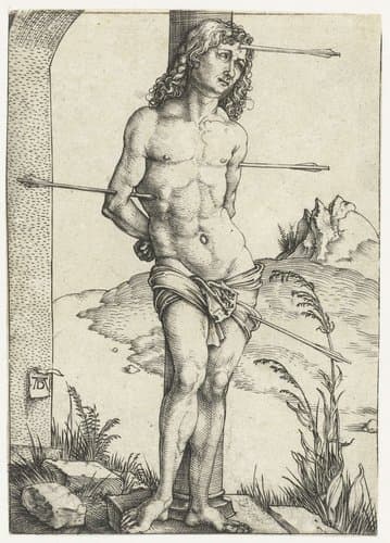 Heilige Sebastiaan by Albrecht Dürer