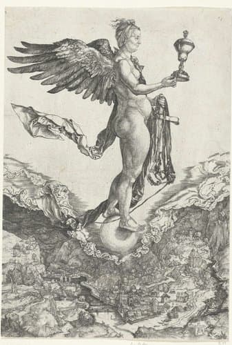 De grote Fortuna by Albrecht Dürer