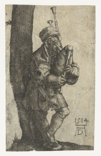 De doedelzakspeler by anonymous