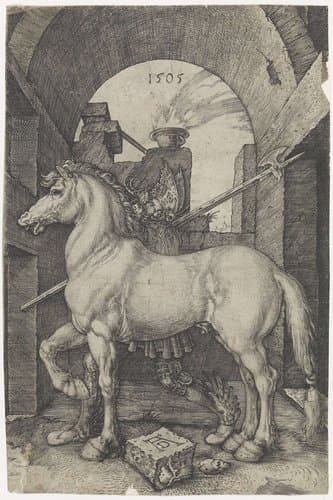 Het kleine paard by Albrecht Dürer
