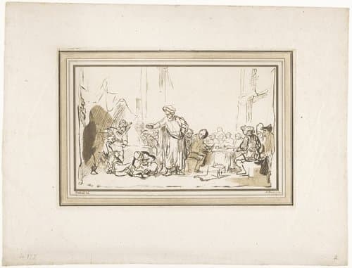 Gelijkenis van de koninklijke bruiloft by Adam von Bartsch