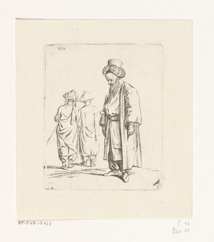 Drie Turken by Daniel Nikolaus Chodowiecki
