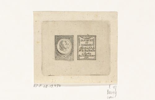 Portretten van Willem V van Oranje en Wilhelmina van Pruisen by anonymous
