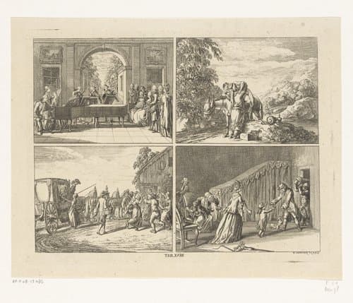 Menselijke genoegens by Daniel Nikolaus Chodowiecki