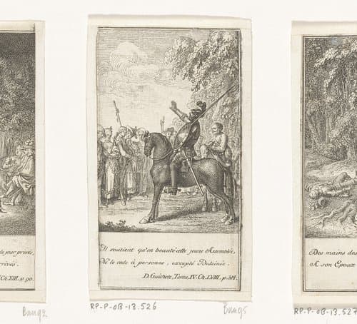 Don Quichot op de bruiloft van Kamacho by Daniel Nikolaus Chodowiecki
