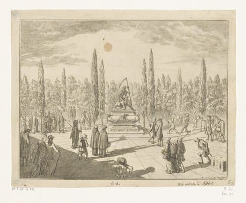 Gelijkheid van alle standen in het graf by Daniel Nikolaus Chodowiecki