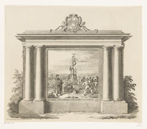 Zegeteken van Johann von Labes by Daniel Nikolaus Chodowiecki