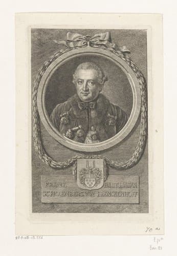 Portret van Franz Balthasar Schönberg von Brenkenhoff by Daniel Nikolaus Chodowiecki