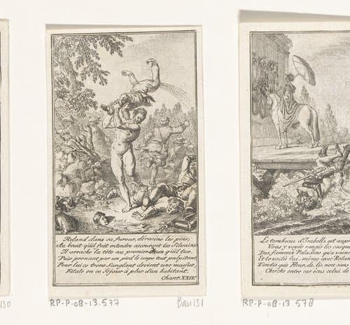 Ariosto in razernij ontstoken by Daniel Nikolaus Chodowiecki
