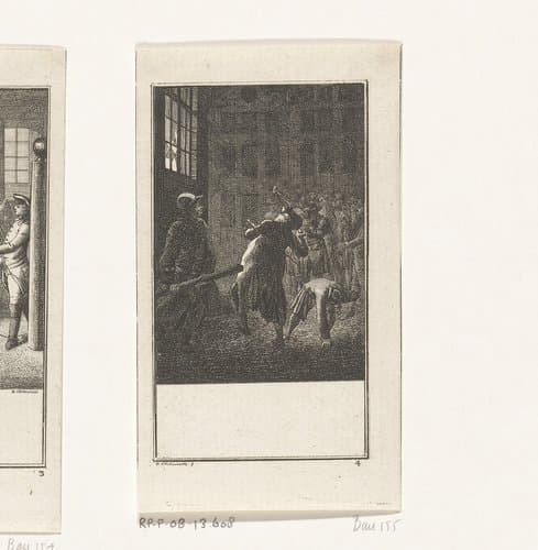Studie aan de universiteit by Daniel Nikolaus Chodowiecki
