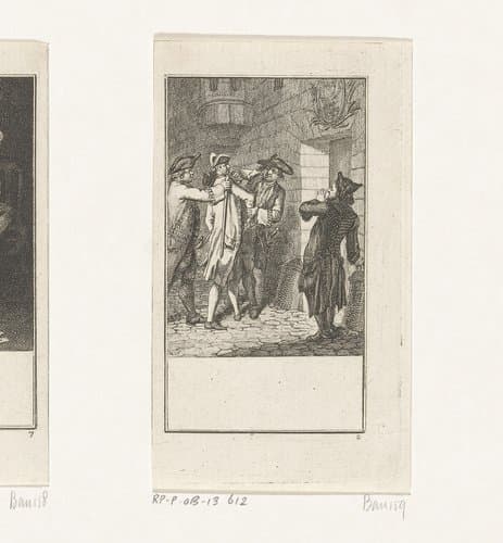 Aanleiding tot eenzaamheid en overdenking by Daniel Nikolaus Chodowiecki