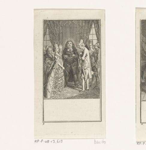 Begin van het huiselijk geluk by Daniel Nikolaus Chodowiecki