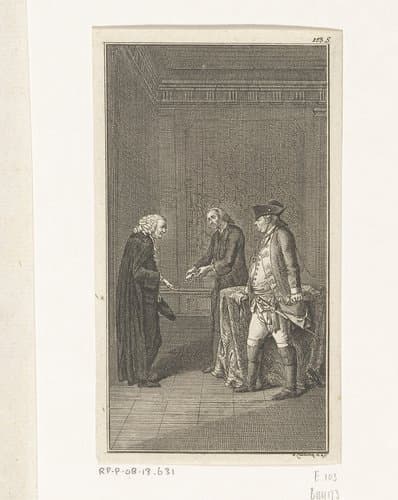 Scène uit Nicolai's Sebaldus Nothanker by Daniel Nikolaus Chodowiecki