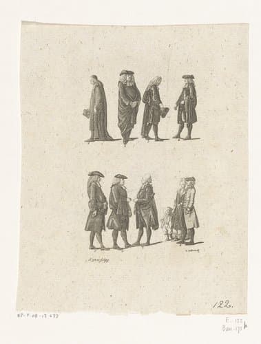 Predikanten in ambtskleding by Daniel Nikolaus Chodowiecki
