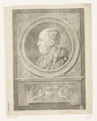 Portret van Christian Wilhelm Ernst Dietrich by Daniel Nikolaus Chodowiecki