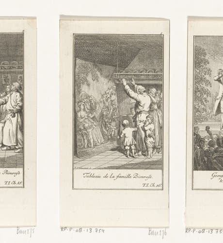Tableau de la famille Primrose by Daniel Nikolaus Chodowiecki