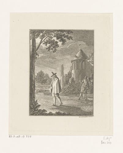 Geest van Gabriel Wunderlich by Daniel Nikolaus Chodowiecki
