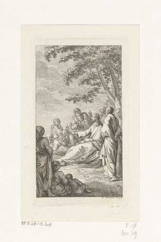 Bergrede van Christus by Daniel Nikolaus Chodowiecki