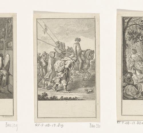Sophie wordt ontvoerd by Daniel Nikolaus Chodowiecki