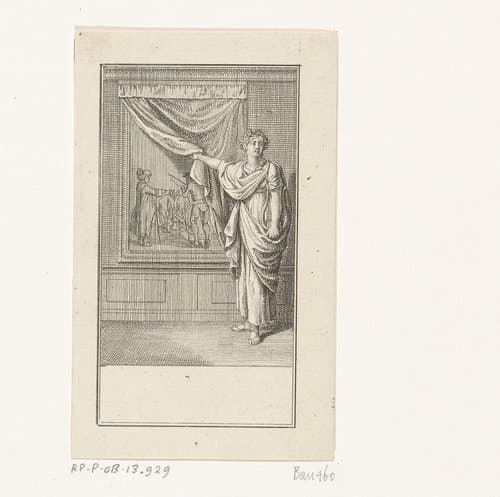 Erato onthult een schilderij by Daniel Nikolaus Chodowiecki