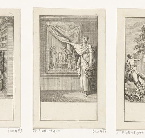 Erato onthult een schilderij by Daniel Nikolaus Chodowiecki