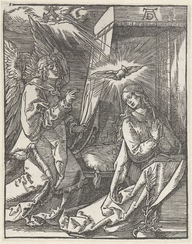 Annunciatie by Johannes Mommard
