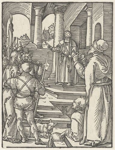 Christus voor Pilatus by Albrecht Dürer