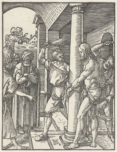 Geseling van Christus by Albrecht Dürer