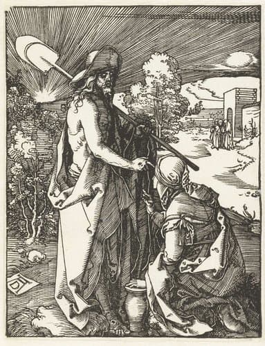 Christus verschijnt aan Maria Magdalena by Albrecht Dürer