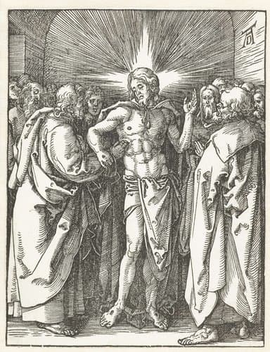 Ongelovige Tomas by Albrecht Dürer
