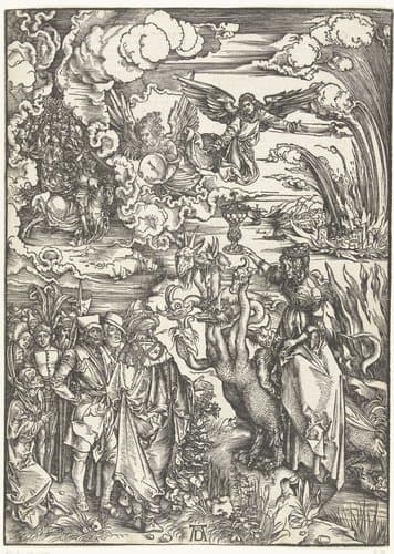De hoer van Babylon by Albrecht Dürer