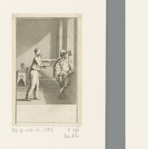 Lodewijk IX krijgt het hart van de Egyptische Sultan aangeboden by Daniel Nikolaus Chodowiecki