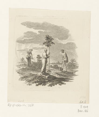 Allegorie op de opvoeding by Daniel Nikolaus Chodowiecki