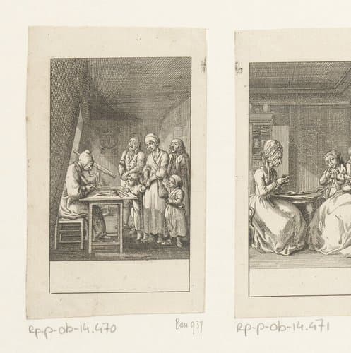 Dwaasheid van de astrologie by Daniel Nikolaus Chodowiecki