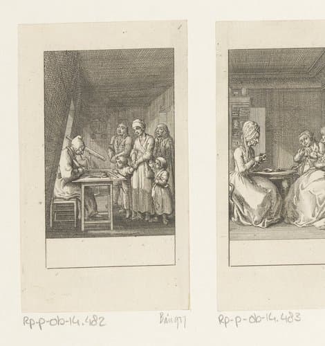 Dwaasheid van de astrologie by Daniel Nikolaus Chodowiecki