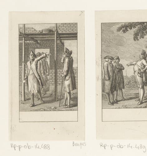 Dwaasheid van de bouwdrang by Daniel Nikolaus Chodowiecki
